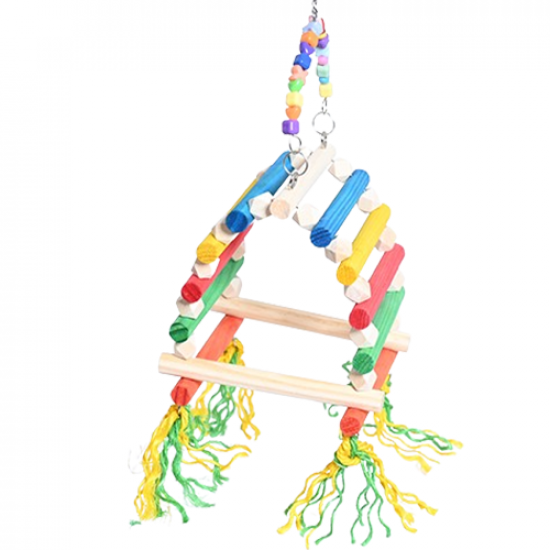 ارجوحة العصافير الخشبية الملونة Bird swing ارجوحة العصافير الخشبية الملونة Bird swing