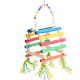 ارجوحة العصافير الخشبية الملونة Bird swing ارجوحة العصافير الخشبية الملونة Bird swing