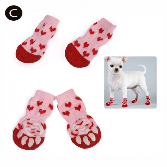 شراريب خاصة للقطط والكلاب Pet socks مقاس S شراريب خاصة للقطط والكلاب Pet socks مقاس S