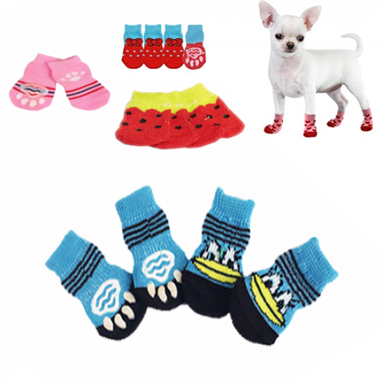 شراريب خاصة للقطط والكلاب Pet socks مقاس S شراريب خاصة للقطط والكلاب Pet socks مقاس S