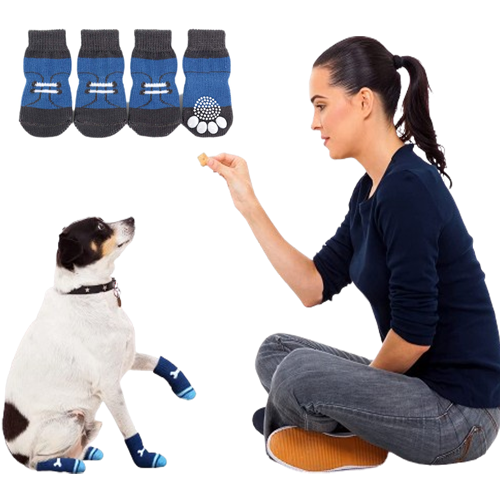 شراريب ملونة خاصة للقطط والكلاب  Pet socks مقاس M شراريب ملونة خاصة للقطط والكلاب  Pet socks مقاس M