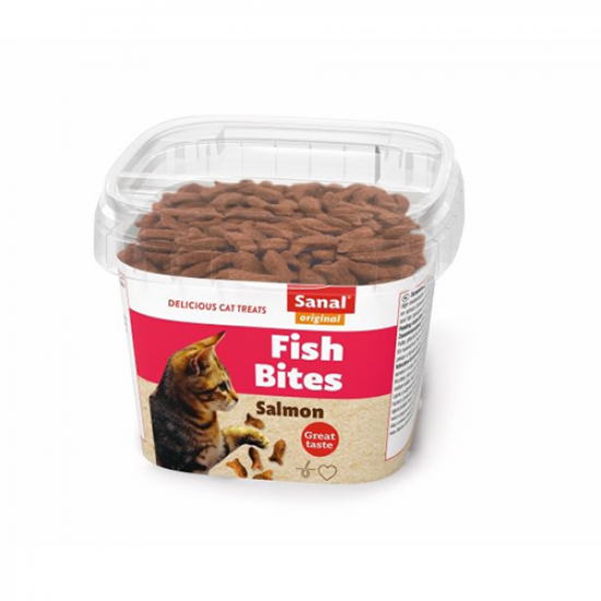اقراص مكافأت سنال للقطط 75 جم fish bites اقراص مكافأت سنال للقطط 75 جم fish bites