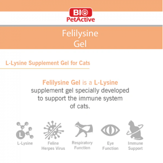 فيتامين Felilysine Gel من BIO ليسين جل 100 مل لدعم جهاز مناعة للقطط فيتامين Felilysine Gel من BIO ليسين جل 100 مل لدعم جهاز مناعة للقطط