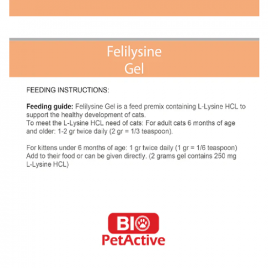 فيتامين Felilysine Gel من BIO ليسين جل 100 مل لدعم جهاز مناعة للقطط فيتامين Felilysine Gel من BIO ليسين جل 100 مل لدعم جهاز مناعة للقطط