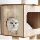 CAT TREE Cozy Cat شجرة الخدش الخشبية ذو الكبسولة الشفافة 2119 CAT TREE Cozy Cat شجرة الخدش الخشبية ذو الكبسولة الشفافة 2119