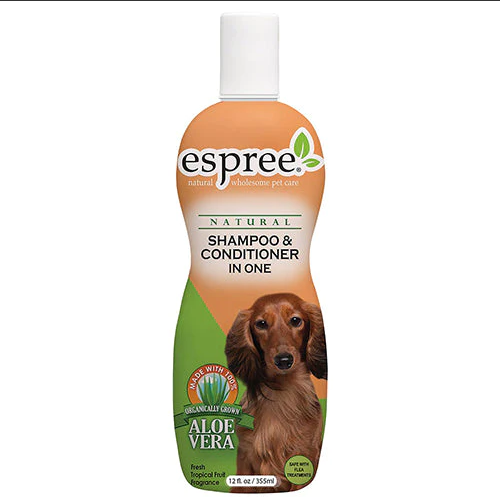 شامبو وبلسم اسبري 591 مل للكلاب برائحة الفواكه الاستوائية  Espree Shampoo & Conditioner شامبو وبلسم اسبري 591 مل للكلاب برائحة الفواكه الاستوائية  Espree Shampoo & Conditioner