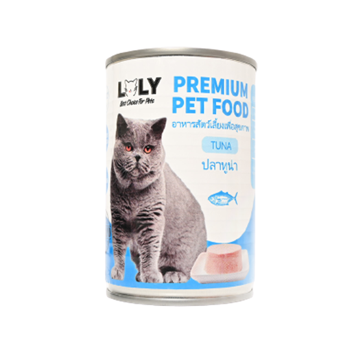 معلبات LOLY CAT طعام رطب للقطط 410 جم تونة
