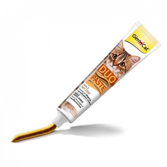 فيتامين جيم كات هيربل بطعم الجبن GimCat Duo Paste Anti-Hairball Malt and Cheese فيتامين جيم كات هيربل بطعم الجبن GimCat Duo Paste Anti-Hairball Malt and Cheese