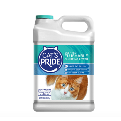 تراب فضلات القطط كاتس برايد Cat's Pride خفيف الوزن وقابل للغسل ومعطر  تراب فضلات القطط كاتس برايد Cat's Pride خفيف الوزن وقابل للغسل ومعطر