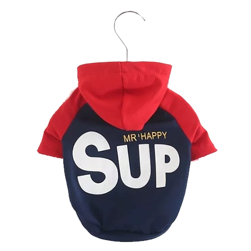 هودي  Mr happy Sup لبس للقطط و الكلب هودي  Mr happy Sup لبس للقطط و الكلب