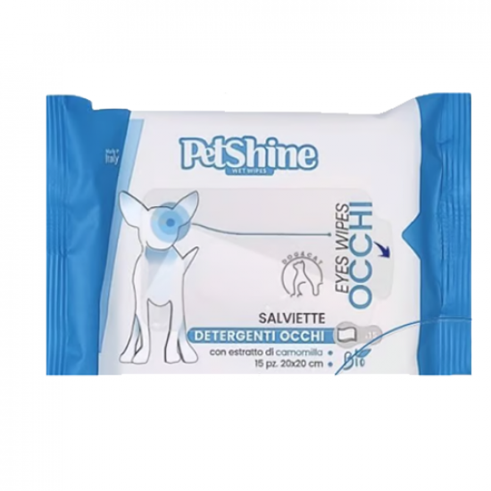 مناديل PETSHINE EYE لتنظيف عيون الحيوانات الاليفة بعمق مناديل PETSHINE EYE لتنظيف عيون الحيوانات الاليفة بعمق