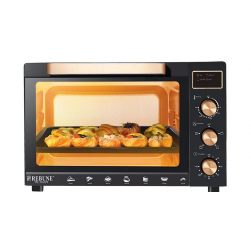 فرن كهربائي 35 لتر ريبون 1500 واط اسود RE-10-023