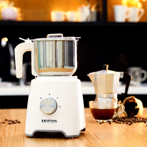 مطحنة بن  من كربيتون - سرعتان أبيض - KNCG6244 مطحنة بن  من كربيتون - سرعتان أبيض - KNCG6244