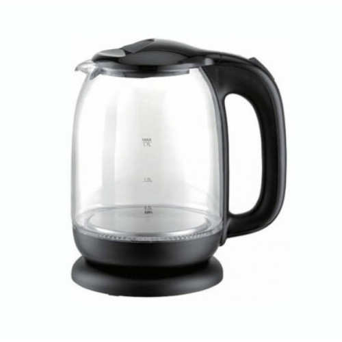 غلاية كهربائية زجاج ريبون 1.7 لتر RE-1-076 اسود غلاية كهربائية زجاج ريبون 1.7 لتر RE-1-076 اسود