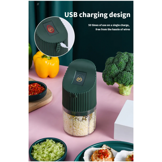 فرامة تعمل بالـ usb - لتقطيع الخضار والفواكه والمكسرات