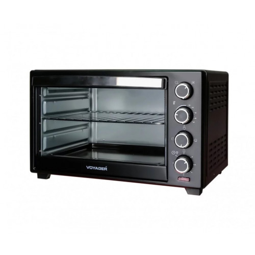 فرن كهربائي من فويجر - بسعة 38 لتر - أسود ، رصاصي