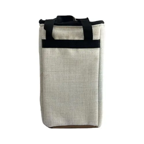 سلة ترامس ورحلات قماشية خفيفة مفردة بشكل مستطيل