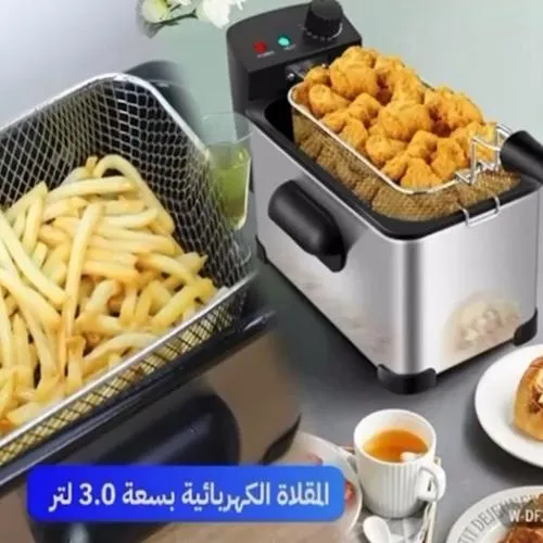 مقلاة كهربائية بسعة ٣ لتر من فويجر قوة ٢٠٠٠ واط