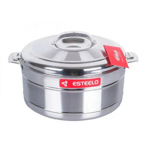 طقم حافظات فضي إستيل هندي بثلاث احجام  Esteelo