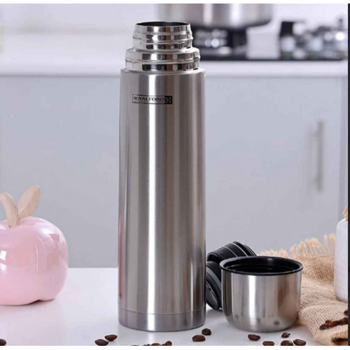 زمزمية حافظة للمياه فاكيوم 350 مل من رويال فورد RF4946، فضي