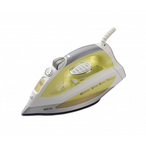 مكواة بخار من ريبون باللون الاصفر و الابيض مكواة بخار من ريبون باللون الاصفر و الابيض