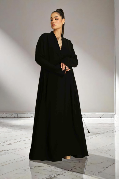 عباية كريب ناعم 059  عباية كريب ناعم 059