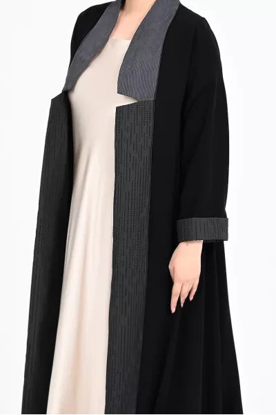 عباية كريب مع جاكار 0104