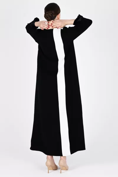 عباية كريب ومخمل 01033