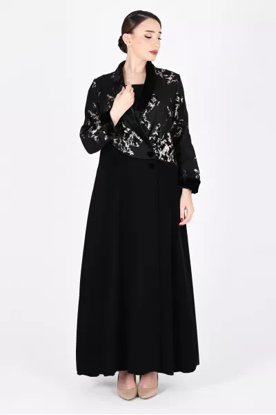 عباية كريب وجاكار 01029