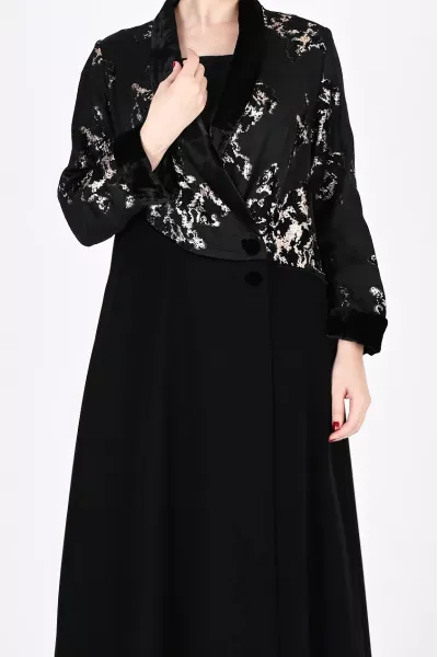 عباية كريب وجاكار 01029