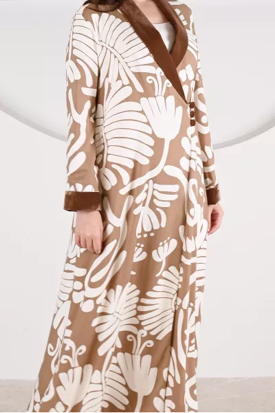 عباية 01061 قماش رايون مطبوع 