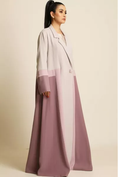 عباية كريب ناعم ملونة 068