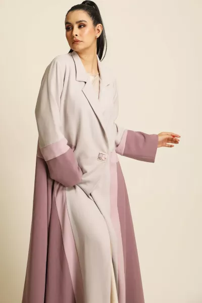 عباية كريب ناعم ملونة 068