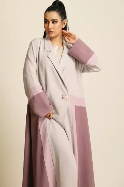 عباية كريب ناعم ملونة 068