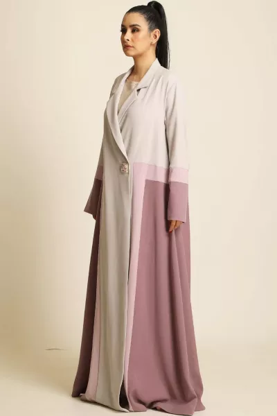 عباية كريب ناعم ملونة 068