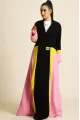 عباية كريب ناعم ملونة 073