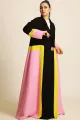 عباية كريب ناعم ملونة 073