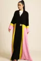 عباية كريب ناعم ملونة 073