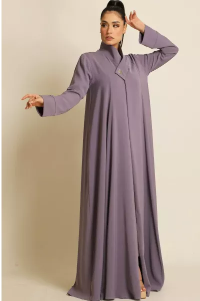 عباية كريب ناعم موڤ فاتح 066