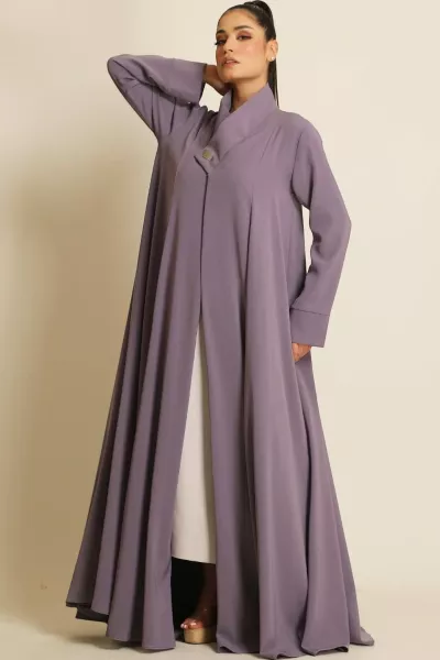 عباية كريب ناعم موڤ فاتح 066