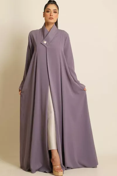 عباية كريب ناعم موڤ فاتح 066