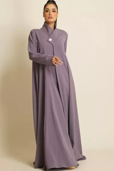 عباية كريب ناعم موڤ فاتح 066