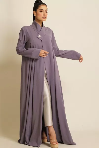 عباية كريب ناعم موڤ فاتح 066