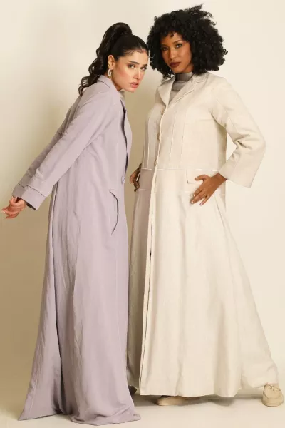 عباية لينين بيج بارز الملمس 081