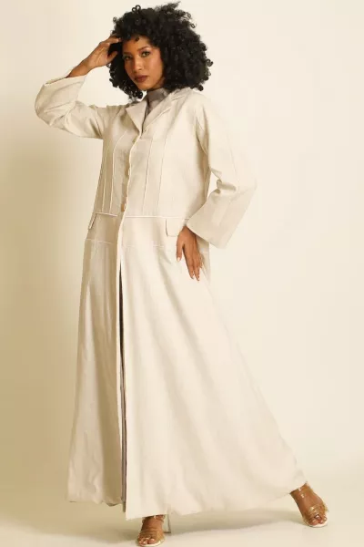 عباية لينين بيج بارز الملمس 081