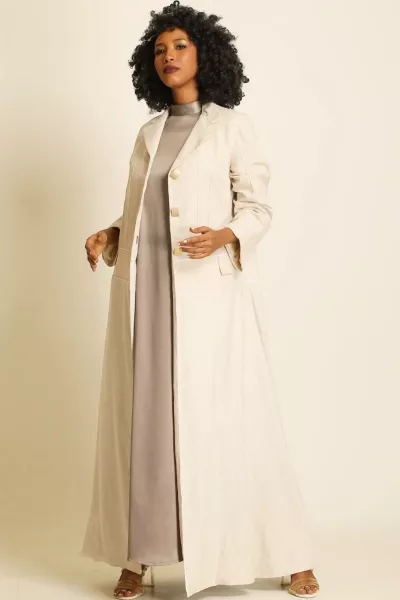 عباية لينين بيج بارز الملمس 081