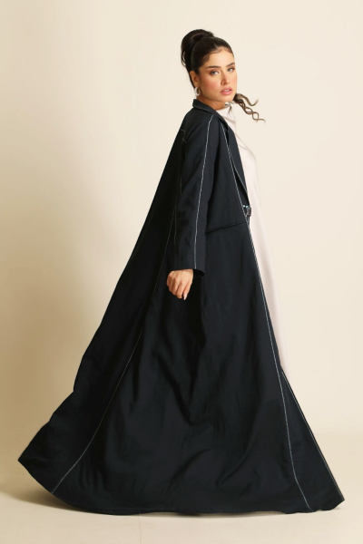 عباية لينين أزرق ( نيڨي بلو ) 078 عباية لينين أزرق ( نيڨي بلو ) 078