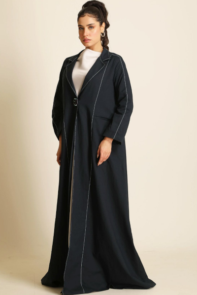 عباية لينين أزرق ( نيڨي بلو ) 078