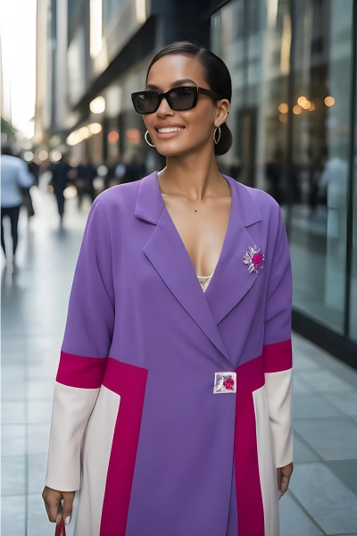 عباية كريب ناعم ملونة 071