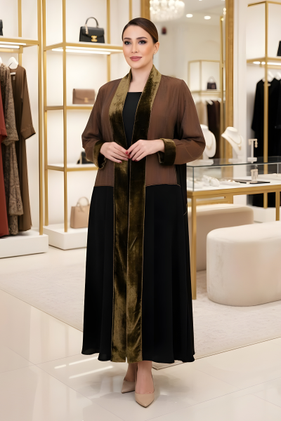 عباية كريب وجاكار 01037 عباية كريب وجاكار 01037